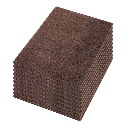 CleanFreak® 14" x 20" Maroon Wood Floor Conditioning Pads - Case of 10 Thumbnail