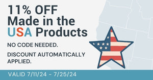 11% Off Made in the USA Products!