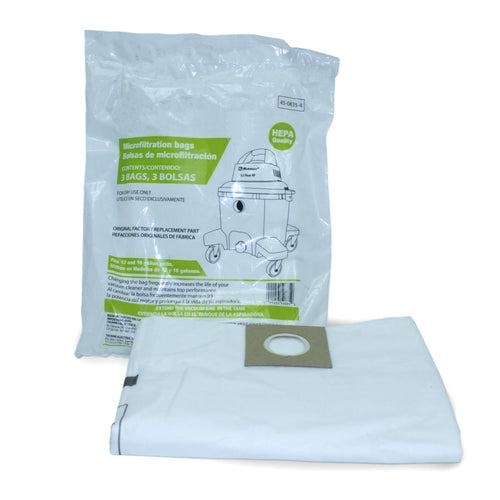 Pack of 3 Microfilter Bags (#45-0835-4) for the CleanFreak® 19 Gallon Wet / Dry Vacuum Thumbnail