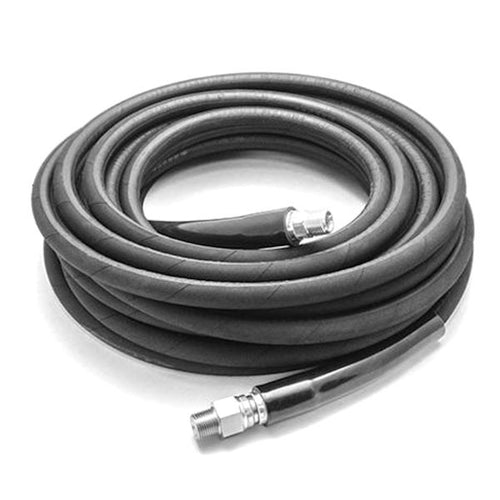 Aaladin 3/8" x 50' Black 4,000 PSI Pressure Washer Hose w/ Male Pipe Thread Fittings Thumbnail