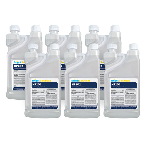 Bright Solutions® HP202 Concentrate Hydrogen Peroxide Disinfectant Cleaner (32 oz Bottles) - Case of 6 Thumbnail