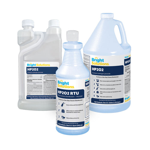 Bright Solutions® HP202 Hydrogen Peroxide Disinfectant Cleaner (32 oz RTU &amp; 32 oz / 1 Gallon Concentrate Options) Thumbnail