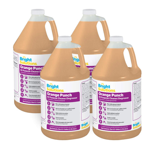 Bright Solutions® Orange Punch Degreaser All Purpose Cleaner (1 Gallon Bottles) - Case of 4 Thumbnail