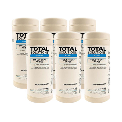 Total Solutions™ Toilet Seat Wipes - Case of 6 Canisters Thumbnail