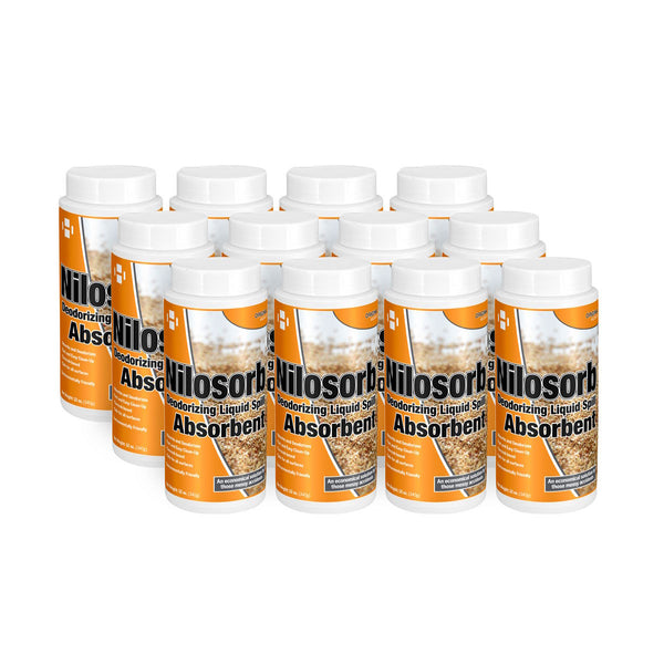 Nilodor® Nilosorb Deodorizing Liquid Spill Absorbent (12 oz Shaker