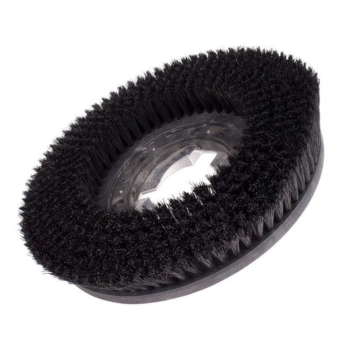 13 inch Nylon Floor Scrubbing Brush w/ Plastic Block & Clutch Plate (#70111) for Floor Buffers Thumbnail