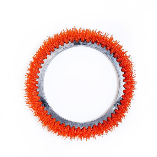 Underneath View of the Oreck® Orbiter® 12" Orange Heavy Duty Floor Scrubbing Brush Thumbnail