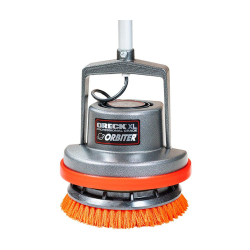 12" Orange Heavy Duty Floor Scrubbing Brush on the Oreck® Orbiter® Buffer Thumbnail