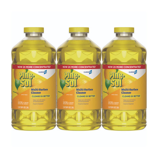 Pine-Sol® #60607 Lemon Fresh Multi-Surface Cleaner (80 oz Bottles) - Case of 3 Thumbnail