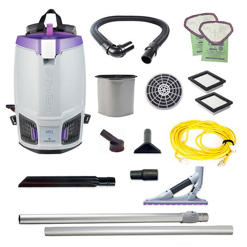 ProTeam GoFit 6 Qt. Backpack Vacuum w/ ProBlade Carpet Tool Kit Thumbnail