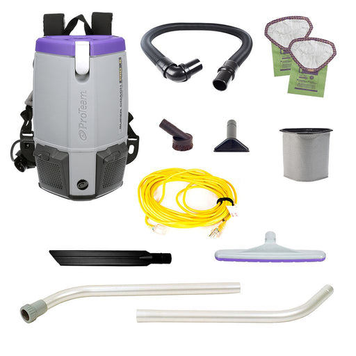 ProTeam® Super Coach Pro 6 Qt. Backpack Vacuum - Xover Tool Kit Thumbnail