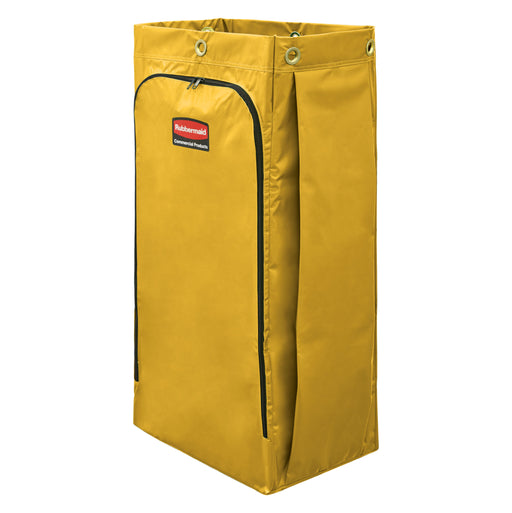 Rubbermaid Commercial Products 34 Gal Vinyl Bag for High Capacity Janitorial Cleaning Carts, Yellow Thumbnail