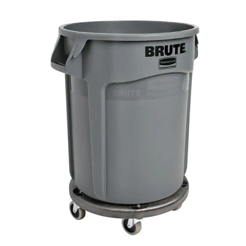 Rubbermaid Brute Trash Can with Rolling Dolly Thumbnail