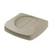 Untouchable® 23 Gal Square Swing Lid Beige Thumbnail