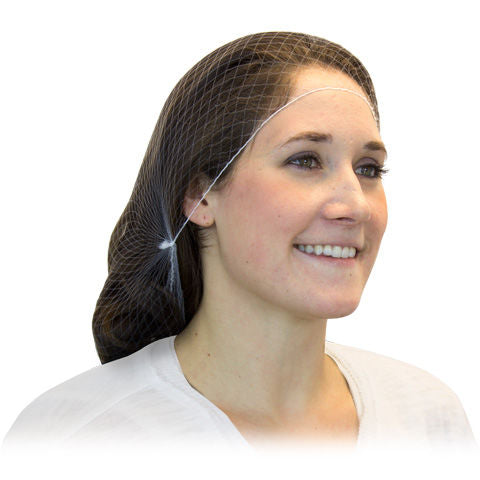 White Nylon Hair Nets (22" & 28" Sizes) - Case of 1440 Thumbnail