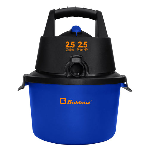 Front View of Koblenz® 2.5 Gallon Wet/Dry Vac Plus Blower (KOB-00-5750-5)  Thumbnail