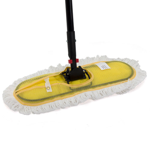 18 inch Floor Finish Flat Wax Mop - handle (sold separately) Thumbnail