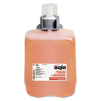 Gojo Antibacterial Foam Handwash, Refill, Plum, 1250ml Refill, 3/Carton