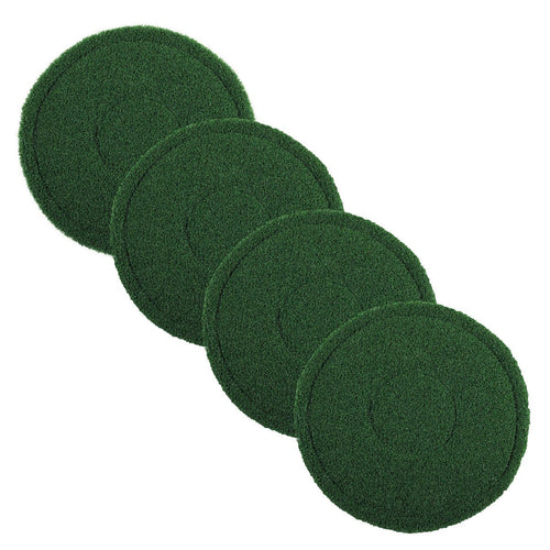 20" Green Extreme Grout Scrubbing Turf Pads for Floor Buffers - Case of 4 Thumbnail