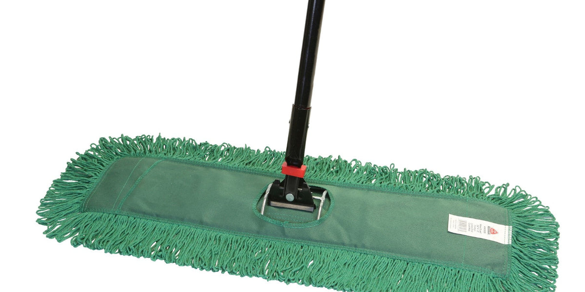 MaxiDust™ Wedge Cotton Looped End Dust Mop Kits #96002 (Mops