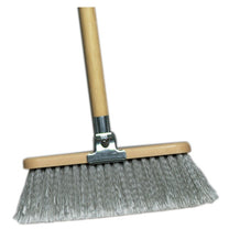 9" Milwaukee Dustless Compact Light Duty Flagged Tip Fiber Upright Broom (#403-161) Thumbnail
