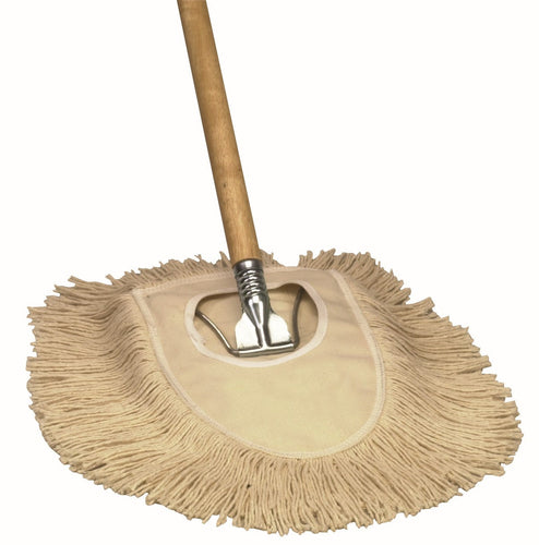 MaxiDust Cotton Loop-End Wedge Dust Mops on a Frame & Handle Thumbnail