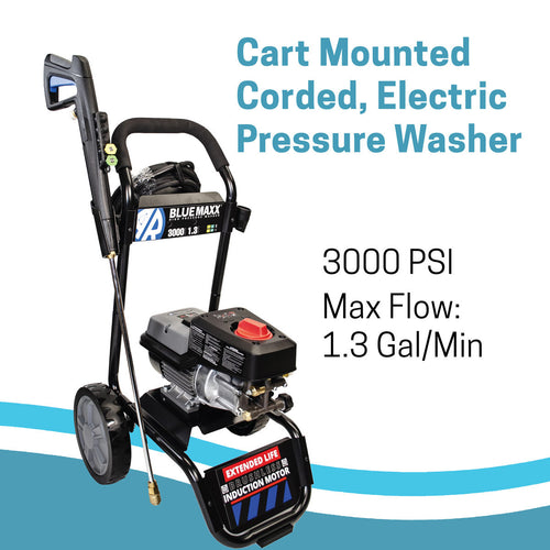 AR Blue Clean 3000 PSI Electric Cart Mounted Pressure Washer Thumbnail