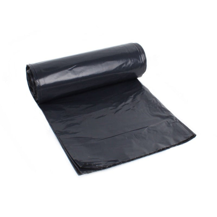 Feisco 1.8 Gallon Black Trash Bag,Small Drawstring Garbage Bag Trash Can  Liner,120 Counts,0.51 Mil