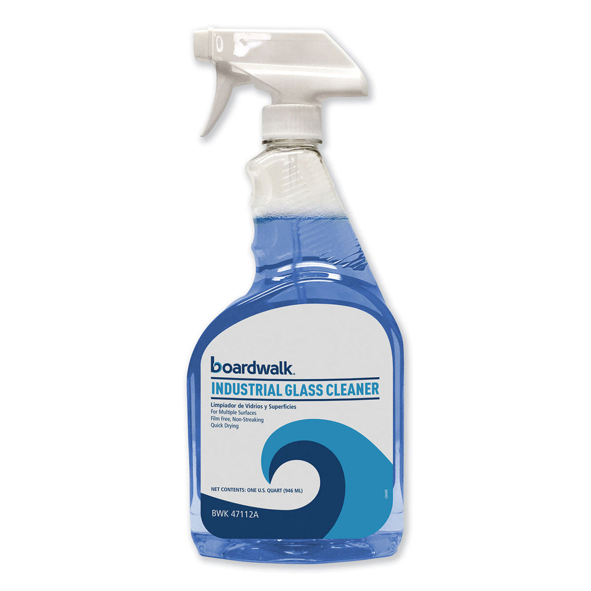 Boardwalk® Industrial Strength Glass Cleaner With Ammonia 32 Oz Spray