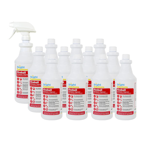 Bright Solutions® ‘Fireball’ RTU Cleaner & Degreaser (32 oz Spray Bottles) - Case of 12 Thumbnail