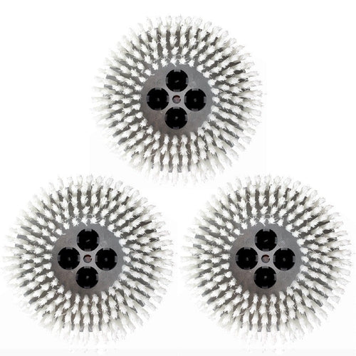 Cimex CR48CM Soft White Nylon Carpet Scrubbing Brushes - 3 Pack Thumbnail