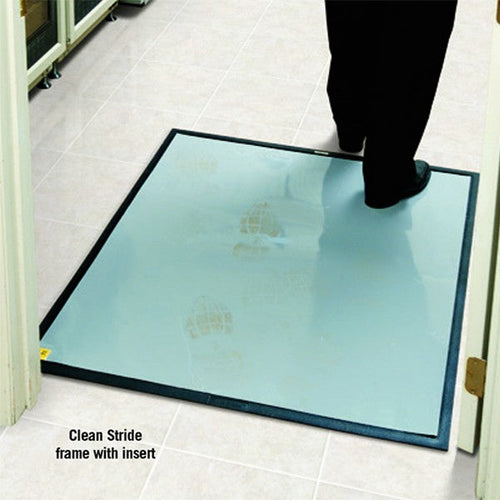 24"x30" Clean Stride Sticky Mat Frame Being Walk Across Thumbnail