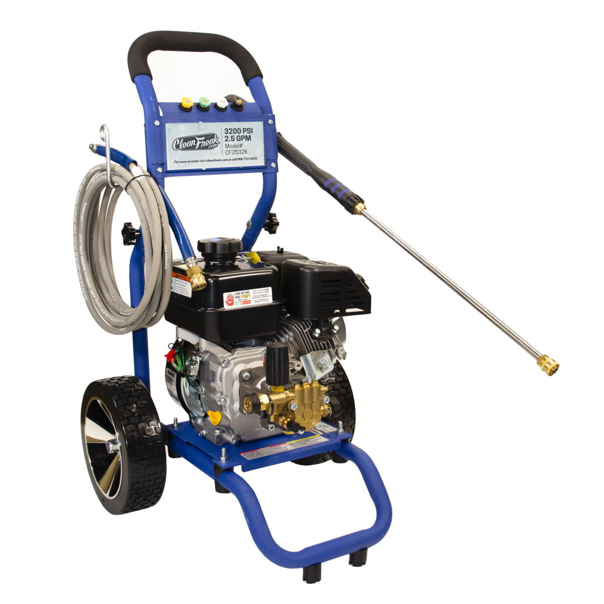 CleanFreak® 6.5 HP Kohler SH256 Engine 2.5 GPM Pressure Washer (Gas) -  3,200 PSI