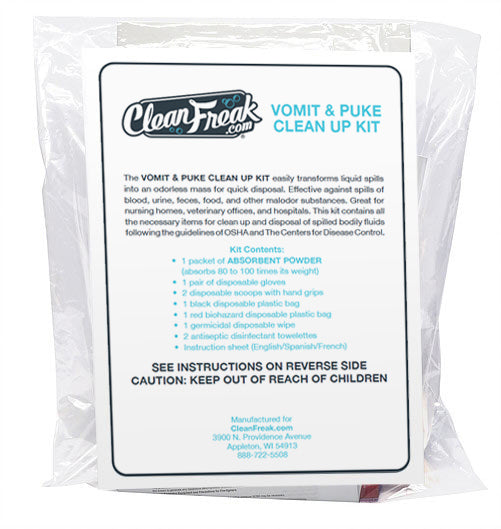 Cleanfreak® Vomit And Puke Clean Up Kit Single Use — 8981