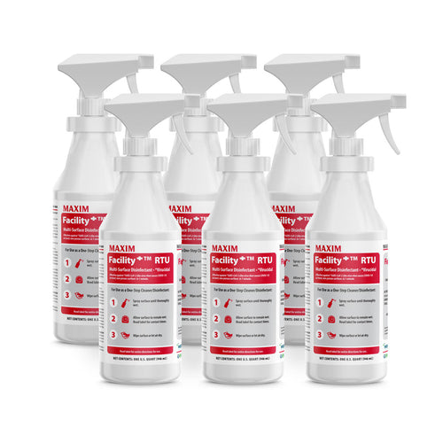 Maxim® Facility+ One-Step Disinfectant Cleaner & Deodorant RTU Spray Bottles Thumbnail