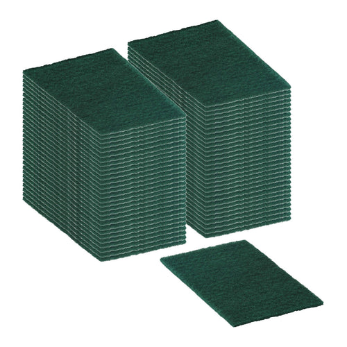 6 x 9 inch General Purpose Green Handheld Scrubbing Pads - Case of 60 Thumbnail