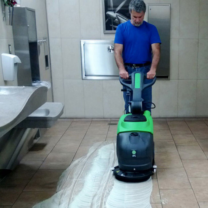 fficient and Portable Battery-Powered Floor Scrubber RT15