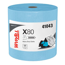WYPALL X80 Blue Hand Towels in a Roll - #41043 Thumbnail