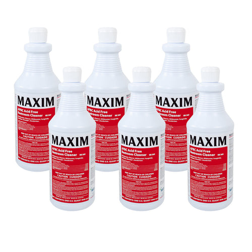 Maxim ‘AFBC’ Acid Free Restroom Cleaner (32 oz Squeeze Bottles) - Case of 6 Thumbnail