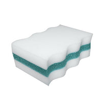 Mighty Eraser Handhled Sponges w/ Blue Scrub Strips - Case of 24 Thumbnail