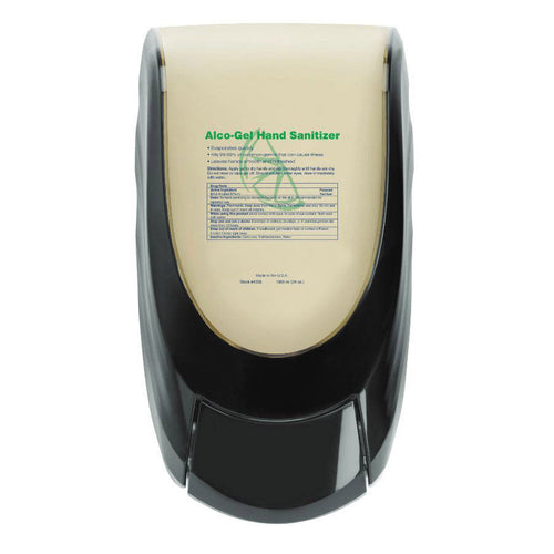 Nyco® Black Manual Hand Sanitizer & Soap Dispenser (1 Liter) Thumbnail