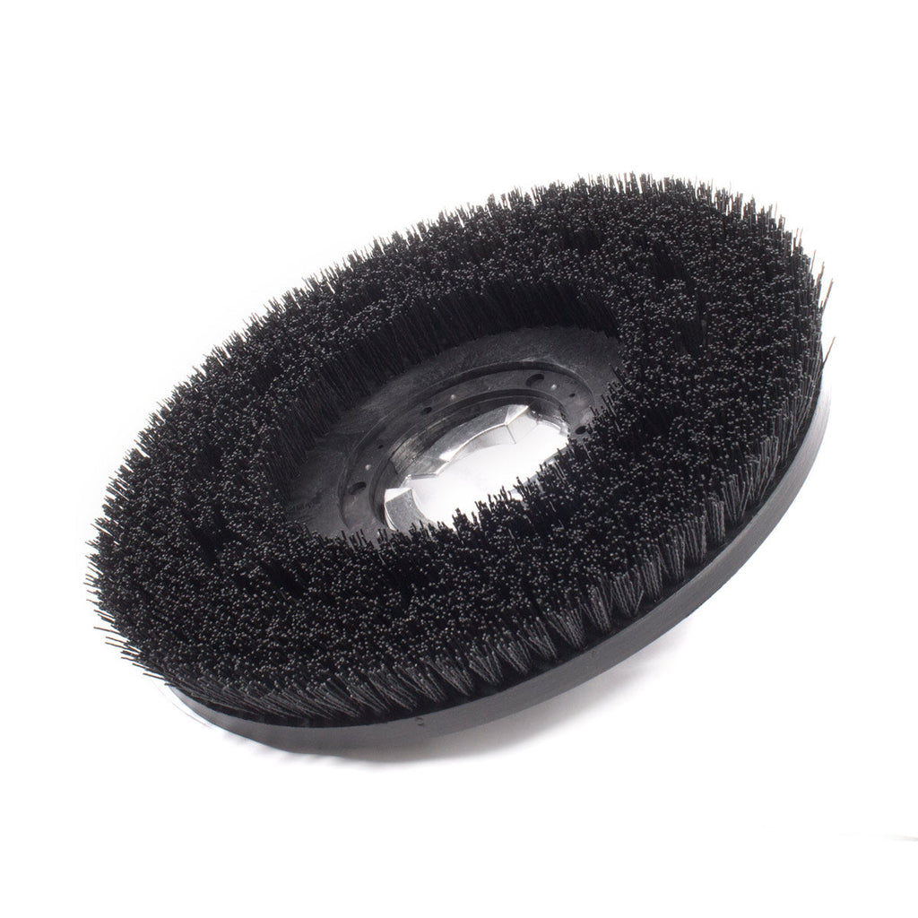 20 Floor Buffer Heavy Duty Floor Stripping Brush w/ 80 Grit Impregnated  Black Nylon Bristles (18 Actual Diameter)