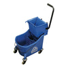 O'Cedar® Blue Mop Bucket/Wringer Combo (#6978) - 36 Qt. w/ Sidepress Wringer