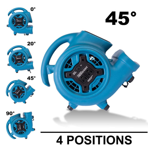 Multiple Drying Angles for the Xpower #P-230AT Mini Air Mover Thumbnail