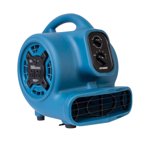 Xpower® 1/4 HP Blue Mini Air Mover (#P-230AT) Thumbnail