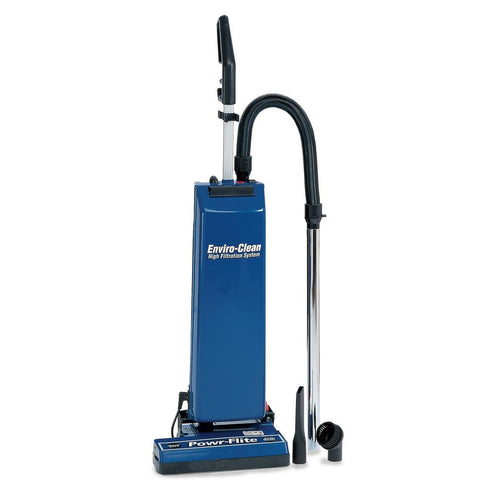 Hose Extended with Tools on the Powr-Flite PF14  Dual Motor Upright Vacuum Thumbnail