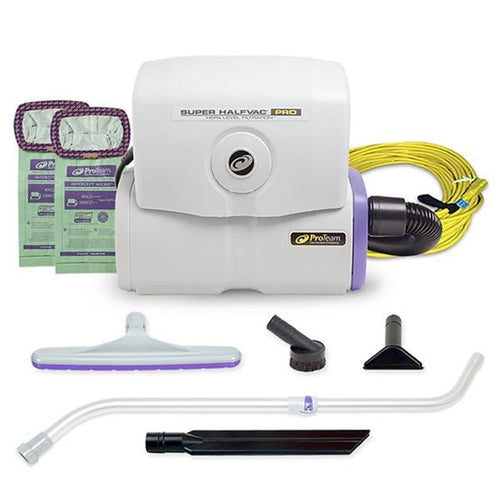 ProTeam® Super Halfvac® Pro HEPA 6 Qt. Hip Vacuum (#107327) w/ Telescoping Wand & 4 Piece Tool Kit Thumbnail