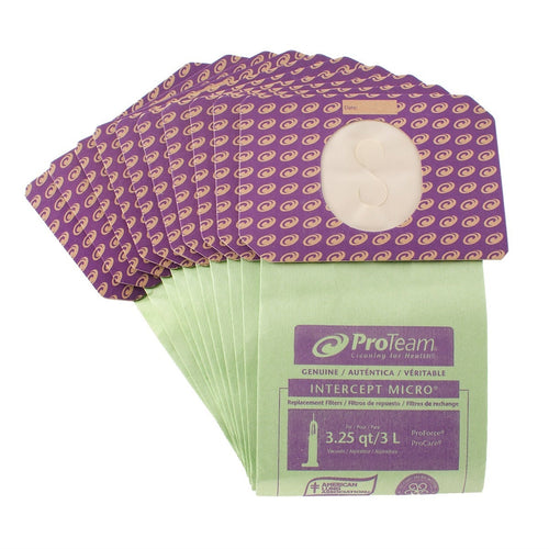 10 Pack of ProTeam® #103483 Dual Motor Vacuum Cleaner Bags Thumbnail