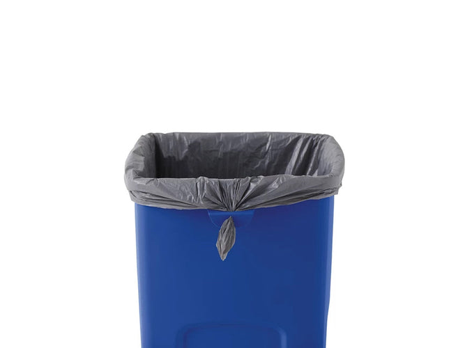 Rubbermaid® Untouchable® 23 Gallon Square Recycling Bin - Top Thumbnail