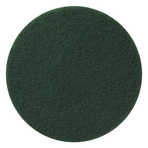 6.5" Green Heavy Duty Floor Scrubbing Pad Thumbnail